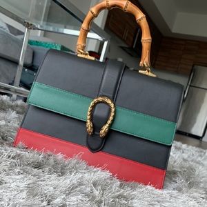 Large top handle bag